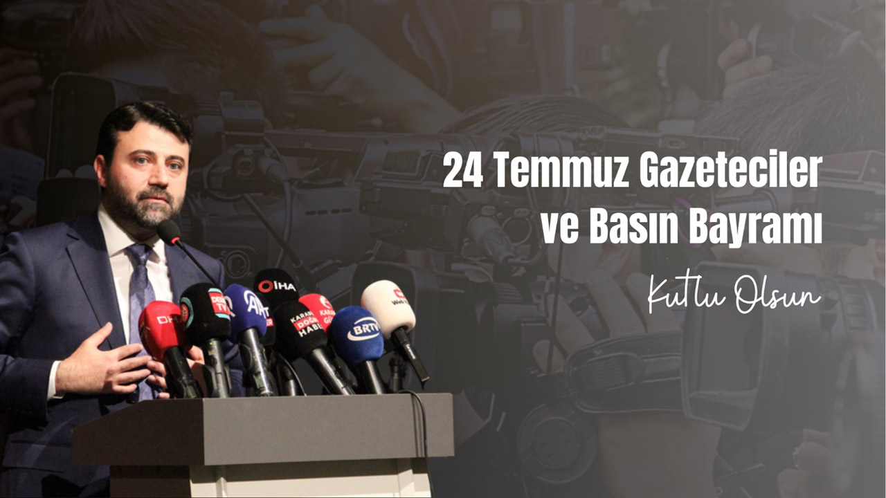 AK Parti Genel Sekreter Yardımcısı ve Karabük Milletvekili Cem Şahin, 24 Temmuz Gazeteciler ve Basın Bayramı dolayısıyla yayımladığı mesajda, basın mensuplarının toplumu bilgilendirmedeki kritik rolüne dikkat çekti.