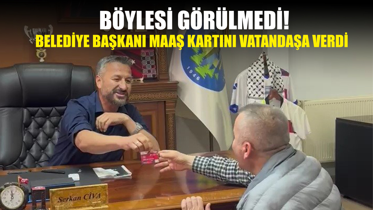 Eskipazar Belediye Başkanı Serkan Civa, sosyal belediyecilik anlayışı çerçevesinde örnek bir davranış sergileyerek, her gün düzenli olarak yardım talebinde bulunan bir vatandaşa kendi maaş kartını verdi.
