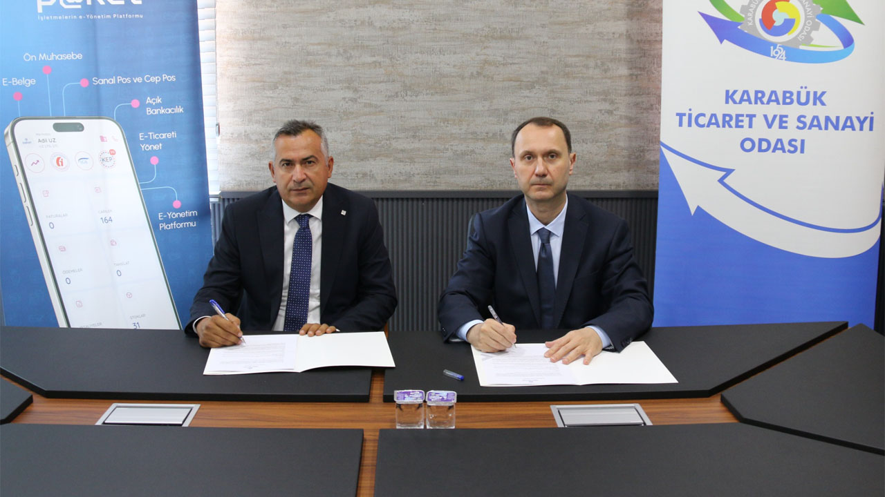 Vakıf Katılım, firmaların tüm ihtiyaçlarına tek çatı altında çözümler sunmak amacıyla hayata geçirdiği e-Yönetim Platformu p@ket için Karabük ve Safranbolu Ticaret ve Sanayi Odası ile iş birliği protokolü imzaladı.