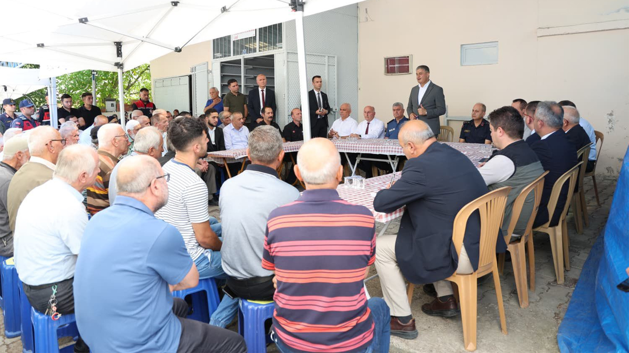 VALİ YAVUZ ÇUKURCA KÖYÜNDE VATANDAŞLARLA BULUŞTU