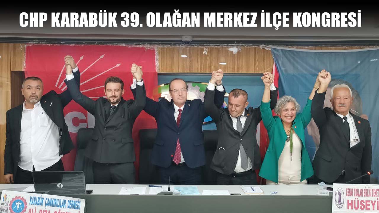 Cumhuriyet Halk Partisi (CHP) Karabük 39. Olağan Merkez İlçe Kongresi gerçekleştiriliyor. Kongrede, seçimler devam ediyor.