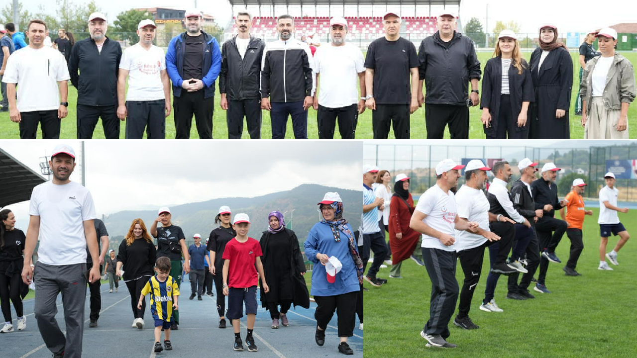 Halk Sağlığı Haftası kapsamında ‘Sağlık İçin Hareket Et’ sloganıyla düzenlenen yürüyüş etkinliği, Safranbolu İlçe Stadyumu’nda yoğun katılımla gerçekleştirildi.