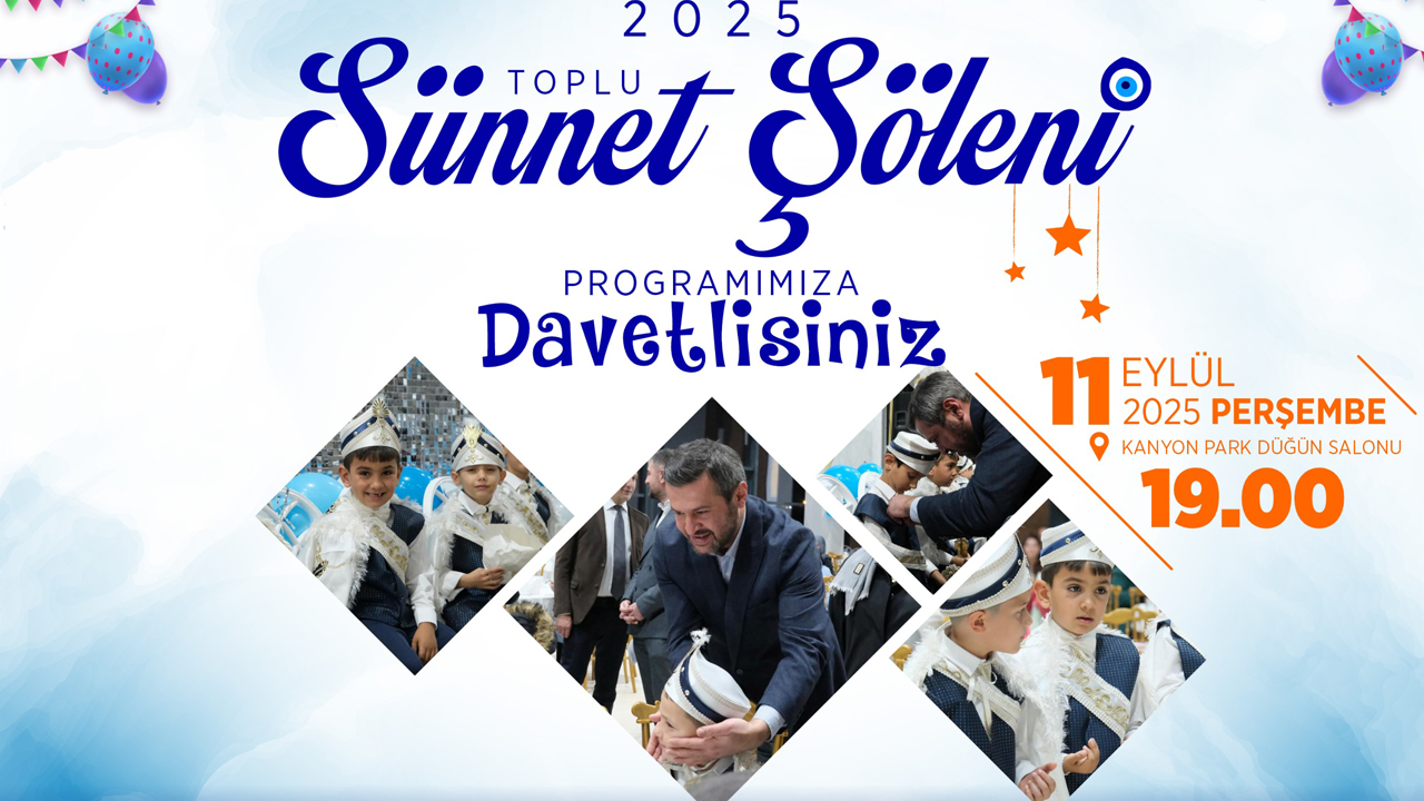 KARABÜK’TE 2. TOPLU SÜNNET ŞÖLENİ 11 EYLÜL’DE!