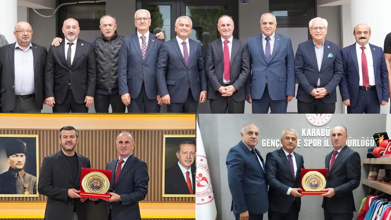 Türkiye Amatör Spor Kulüpleri Konfederasyonu (TASKK) Genel Başkanı Şener Aydın, Genel Başkan Vekili Remzi Ay ve Genel Sekreter Abdullah Albunar, Amatör Spor Kulüpleri Federasyonu’nu (ASKF) Karabük Temsilciliğini ziyaret etti.