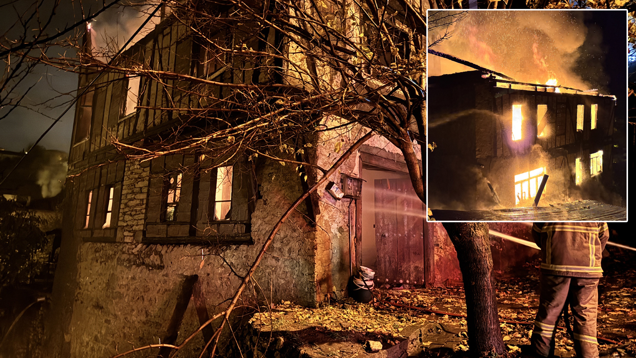 150 YILLIK TARİHİ KONAK YANDI