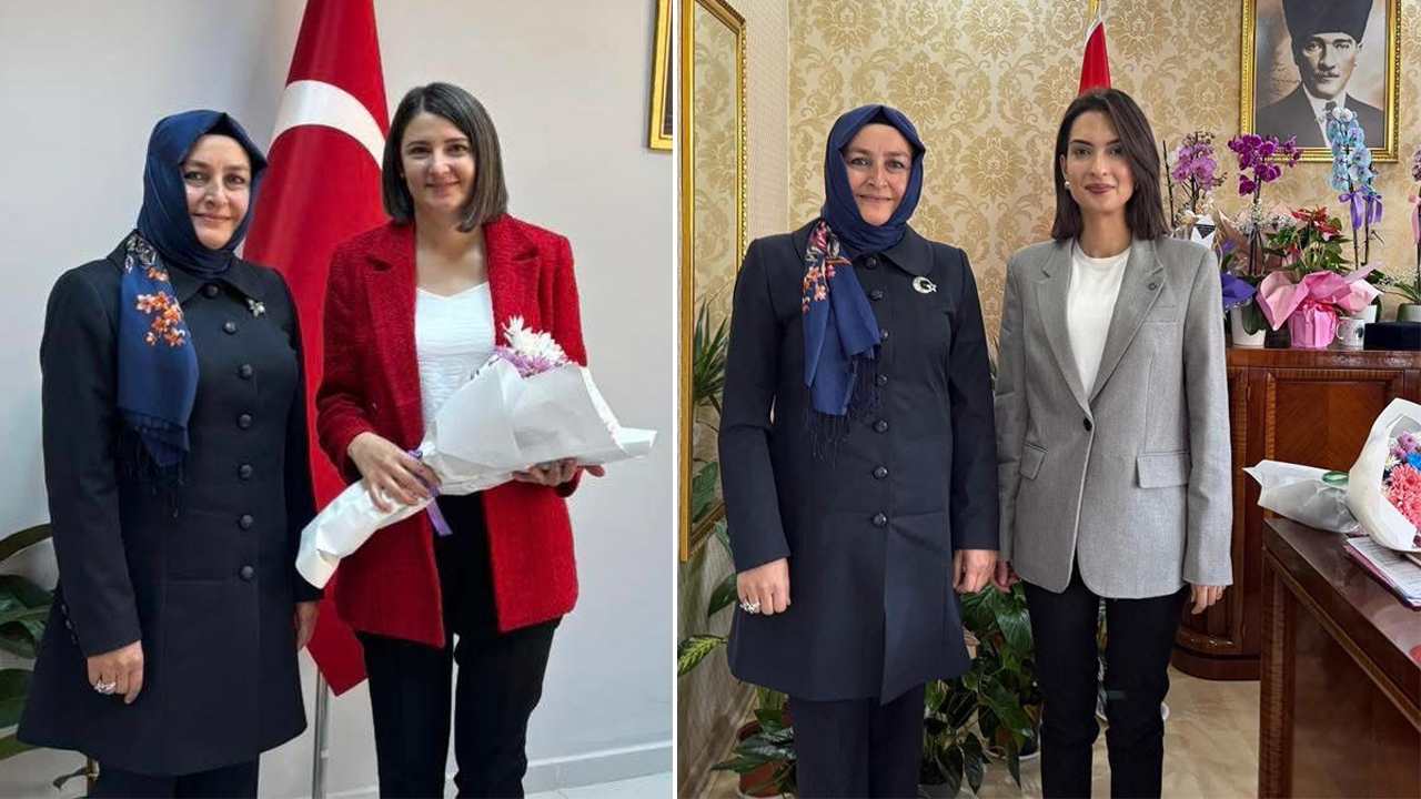 AK PARTİ KADIN KOLLARINDAN KADIN KAYMAKAMLARA ZİYARET
