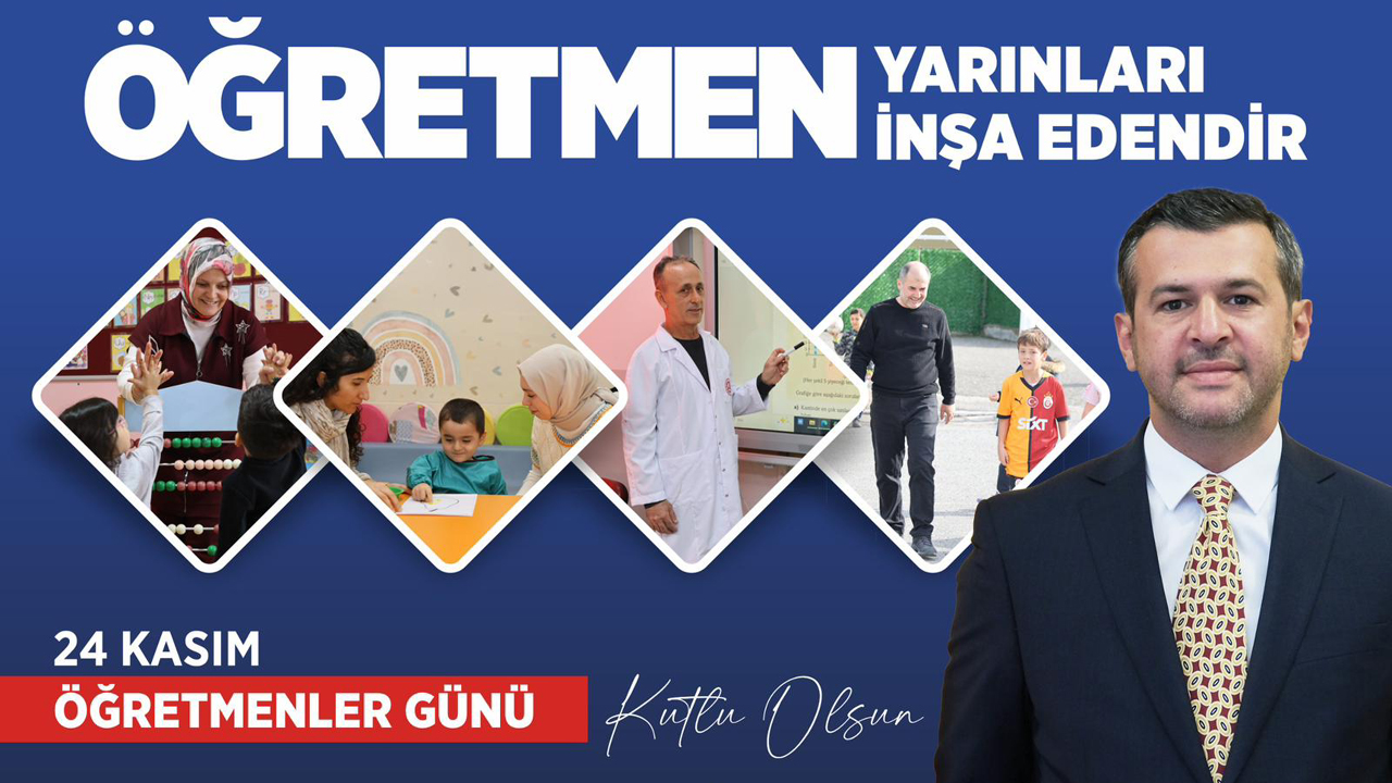 BAŞKAN ÇETİNKAYA’NIN 24 KASIM ÖĞRETMENLER GÜNÜ MESAJI