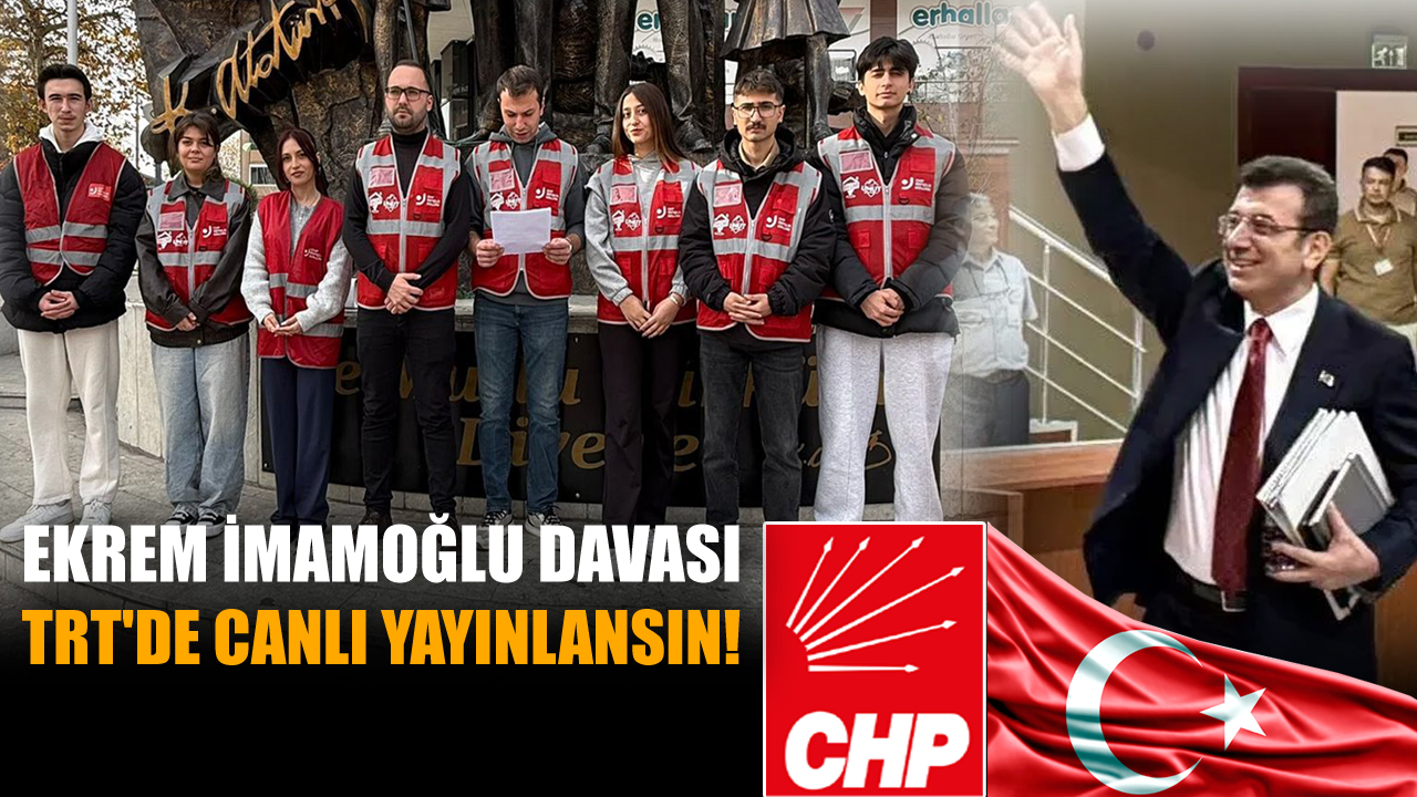CHP GENÇLİK KOLLARINDAN 81 İL’DE EŞ ZAMANLI BASIN AÇIKLAMASI