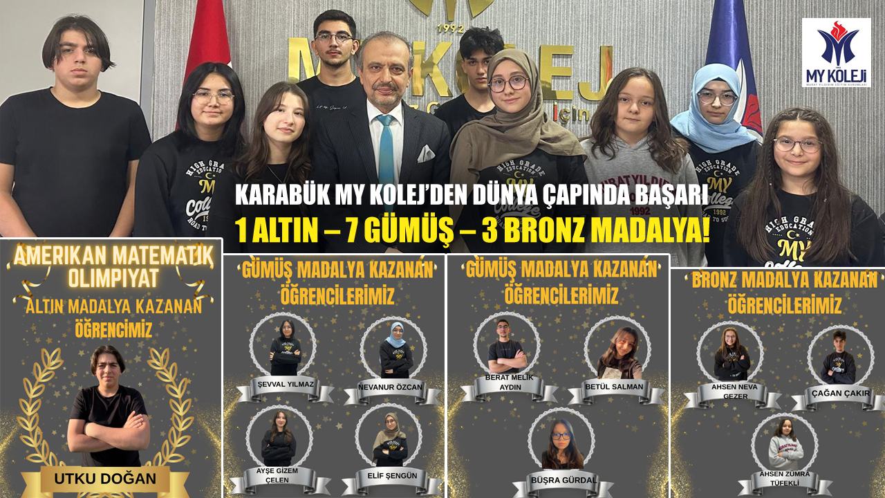 KARABÜK MY KOLEJ BAŞARILARIYLA GÖZ DOLDURUYOR