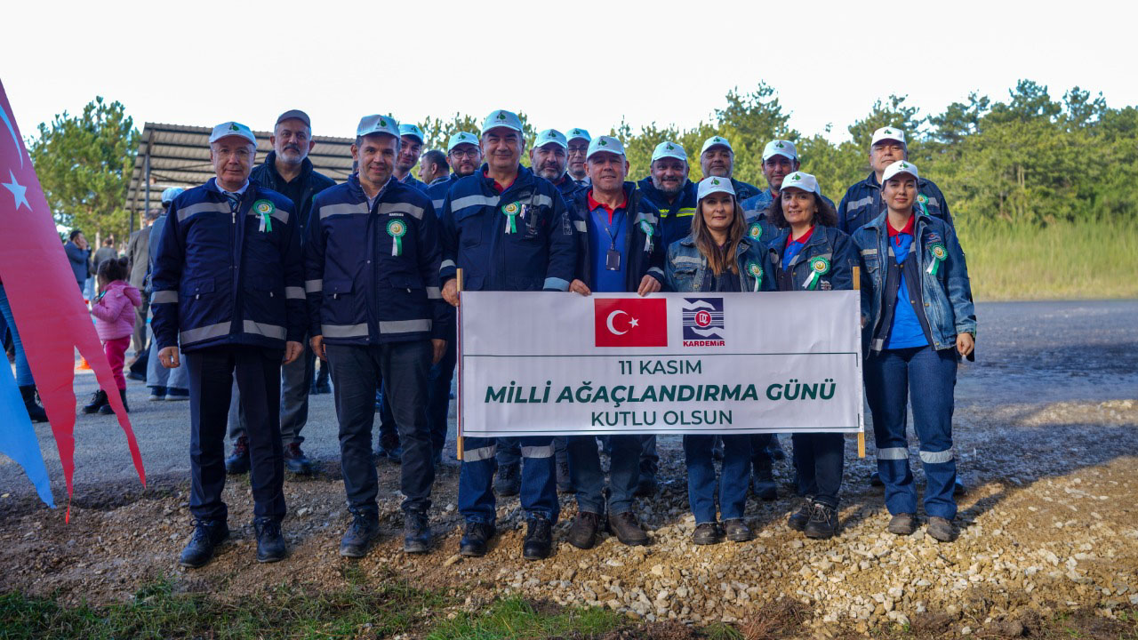 KARDEMİR’DEN FİDAN DİKİMİ SEFERBERLİĞİNE DESTEK