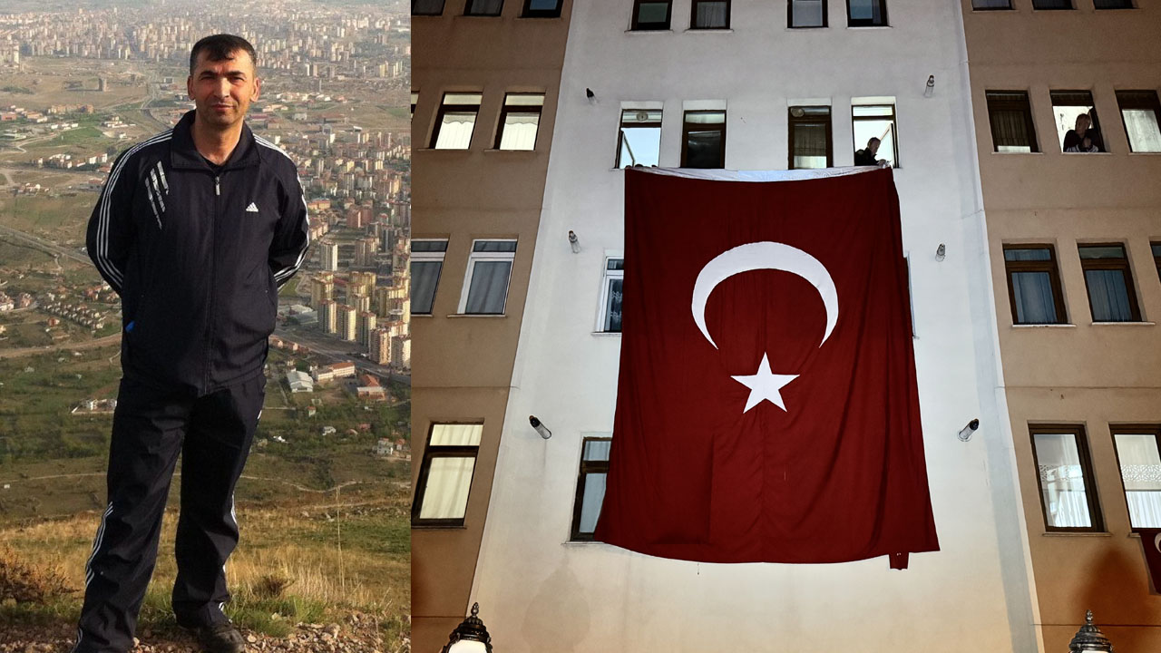 ŞEHİT ASTSUBAY ÖZCAN’IN BABA OCAĞINA TÜRK BAYRAĞI ASILDI