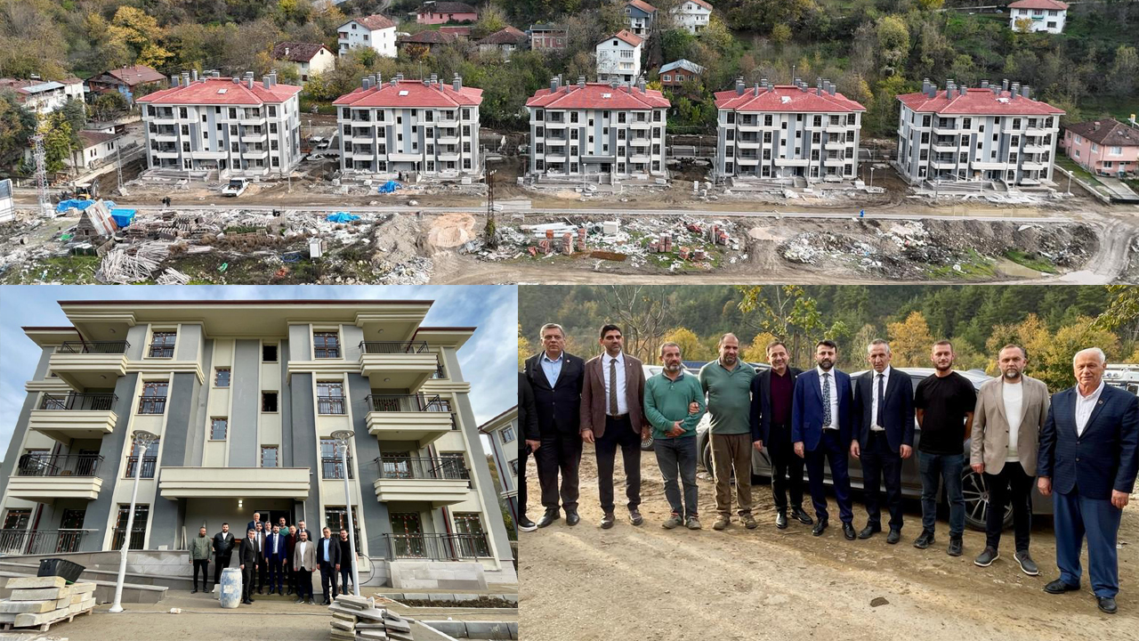 TIR KÖYÜ’NDEKİ TOKİ AFET KONUTLARINDA SONA GELİNDİ