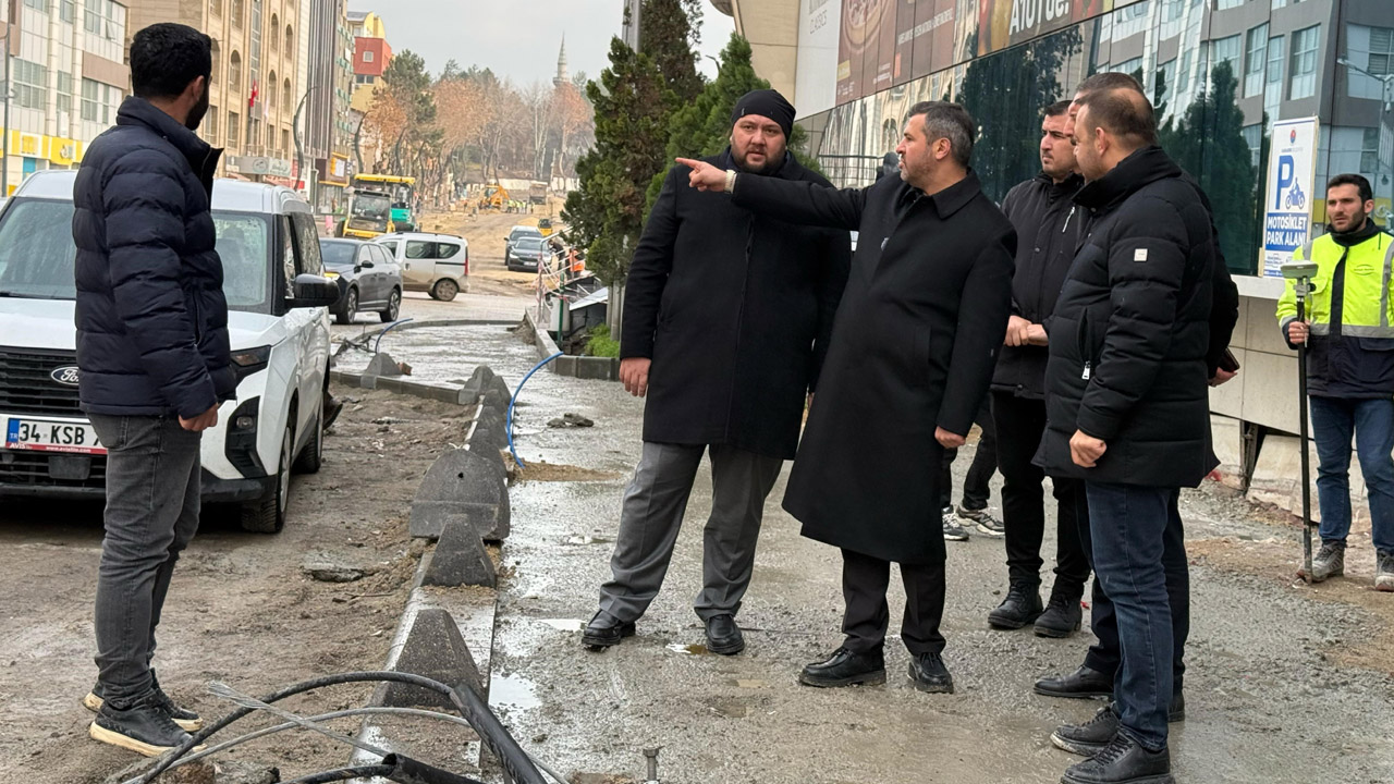 BAŞKAN ÇETİNKAYA, ÇALIŞMALARI YERİNDE İNCELEDİ