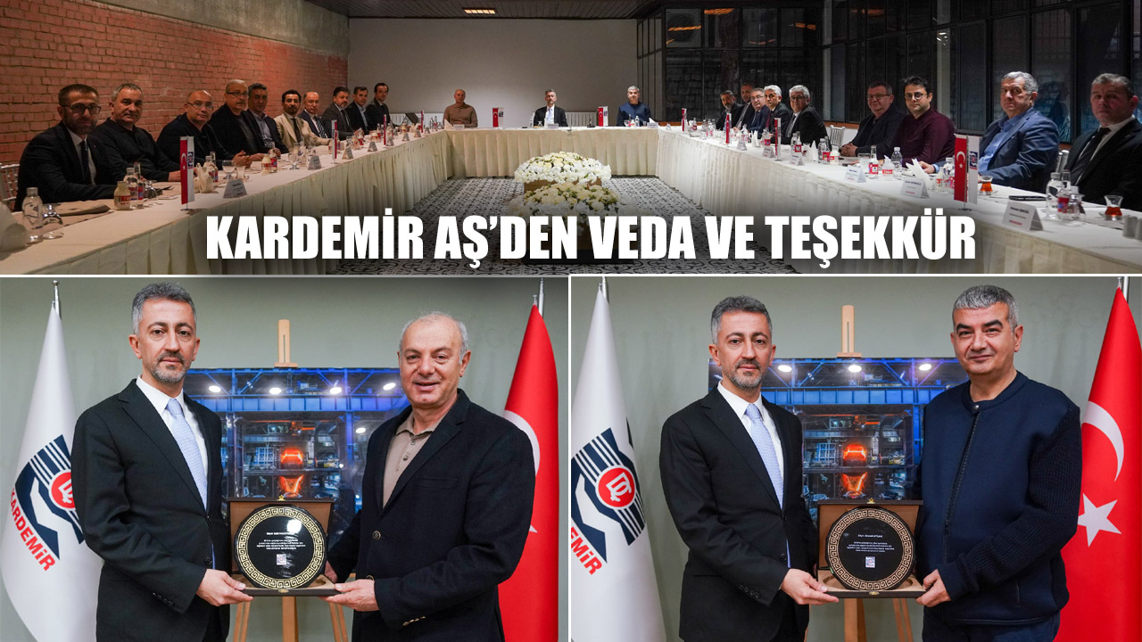 KARDEMİR AŞ’DEN UZUN YILLAR GÖREV YAPAN YÖNETİCİLERE ONUR GECESİ