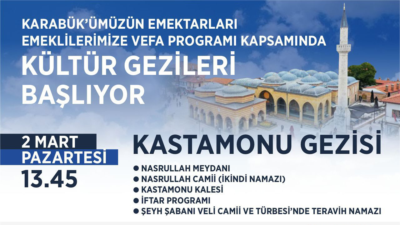 KARABÜK BELEDİYESİ’NDEN EMEKLİLERE VEFA