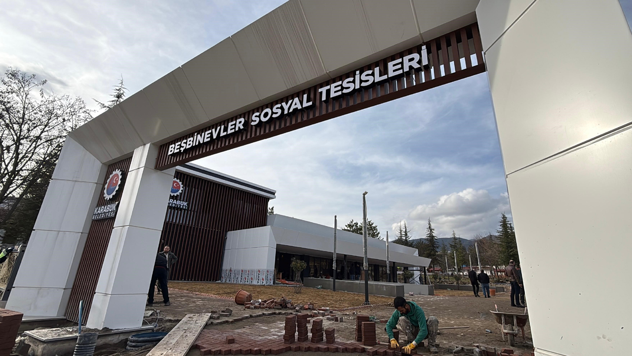 KARABÜK’TE YENİ BİR SOSYAL TESİS HİZMETE AÇILMAYA HAZIRLANIYOR
