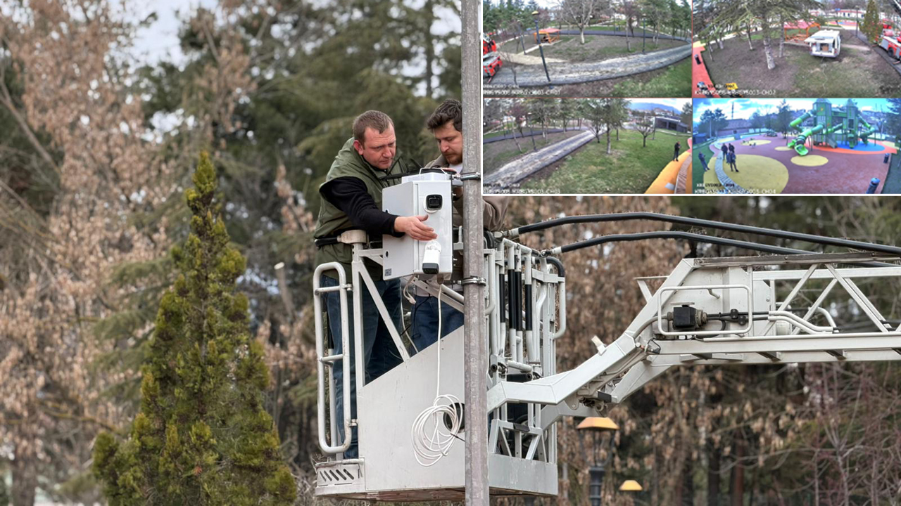 KARABÜK BELEDİYESİ PARKLARA KAMERA SİSTEMİ KURUYOR