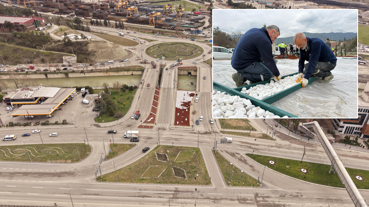 KARABÜK BELEDİYESİ ŞEHRE ESTETİK DOKUNUŞLARINI SÜRDÜRÜYOR