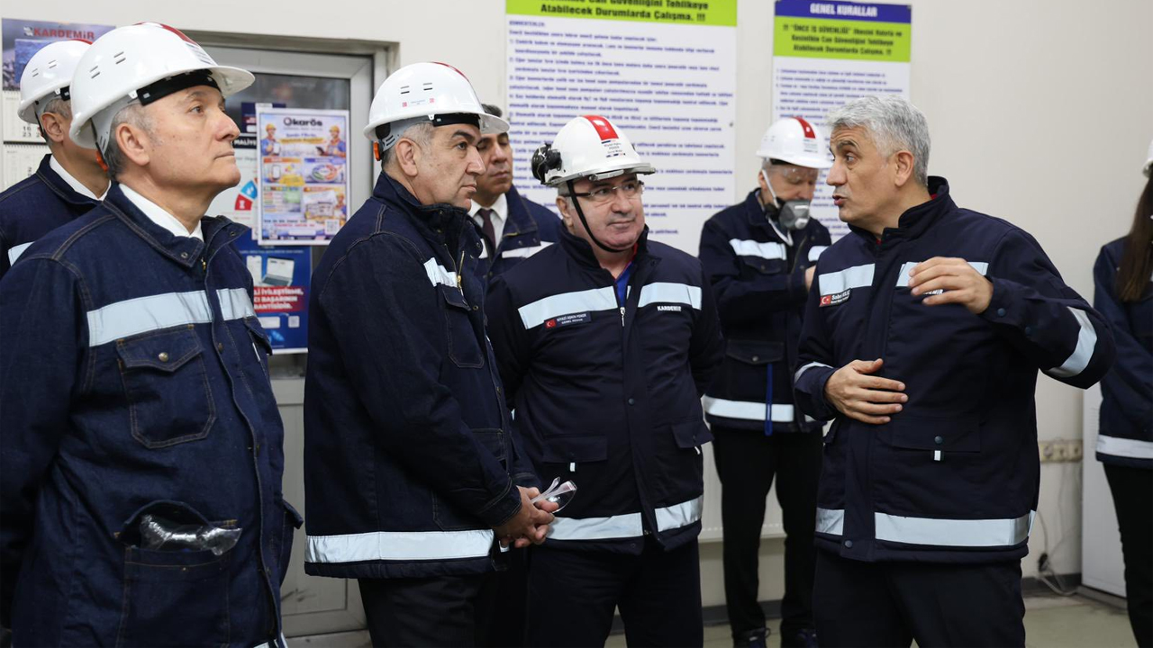 VALİ OKTAY ÇAĞATAY’DAN KARDEMİR A.Ş.’DE İNCELEME