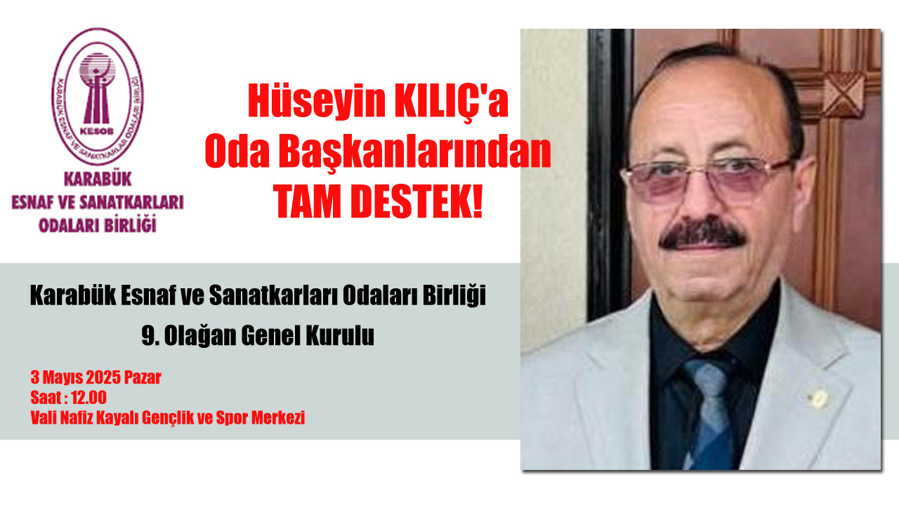 BİRLİK BAŞKANLIĞI SEÇİMİ 3 MAYIS PAZAR GÜNÜ YAPILACAK