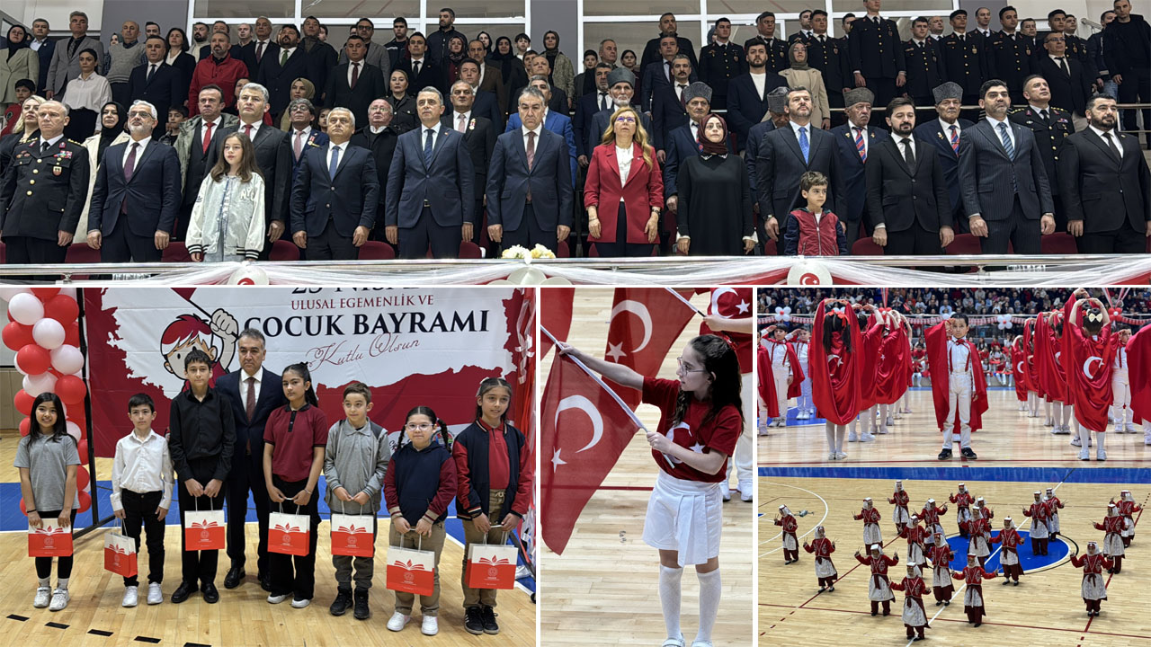 KARABÜK’TE 23 NİSAN COŞKUSU SPOR SALONUNA SIĞMADI