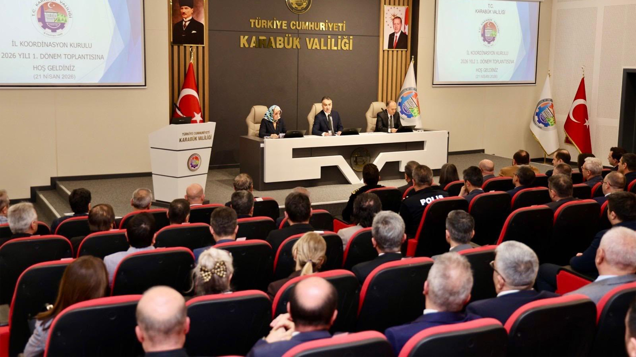 KARABÜK’TE İL KOORDİNASYON KURULU TOPLANTISI YAPILDI