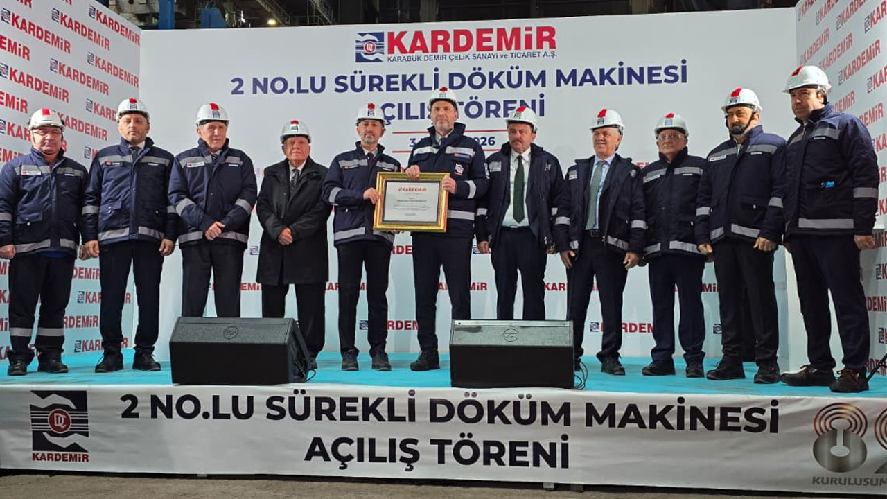KARDEMİR 2 NO’LU SÜREKLİ DÖKÜM MERKEZİ DEVREYE ALINDI