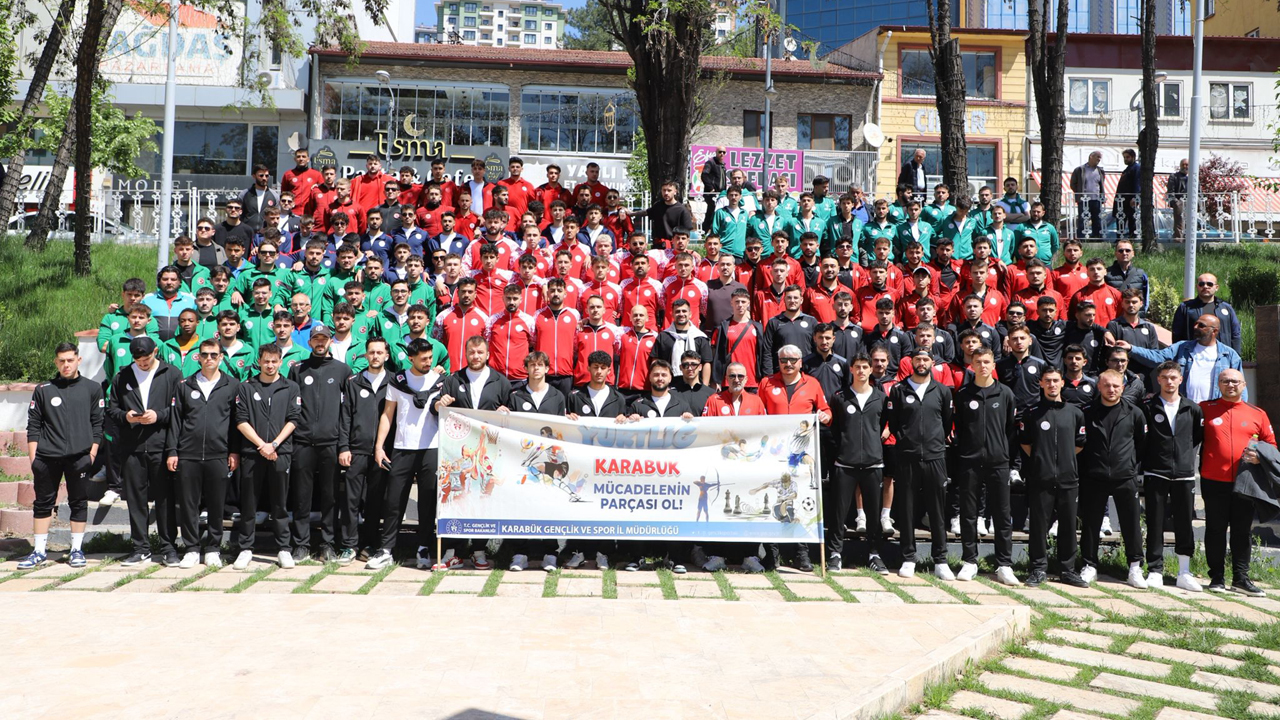 MÜSABAKALAR ÖNCESİ SPORCULAR KARABÜK’Ü GEZDİ