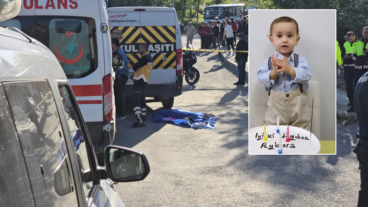 YOLA FIRLAYAN 3 YAŞINDAKİ AYBARS SERVİS ARACININ ALTINDA CAN VERDİ