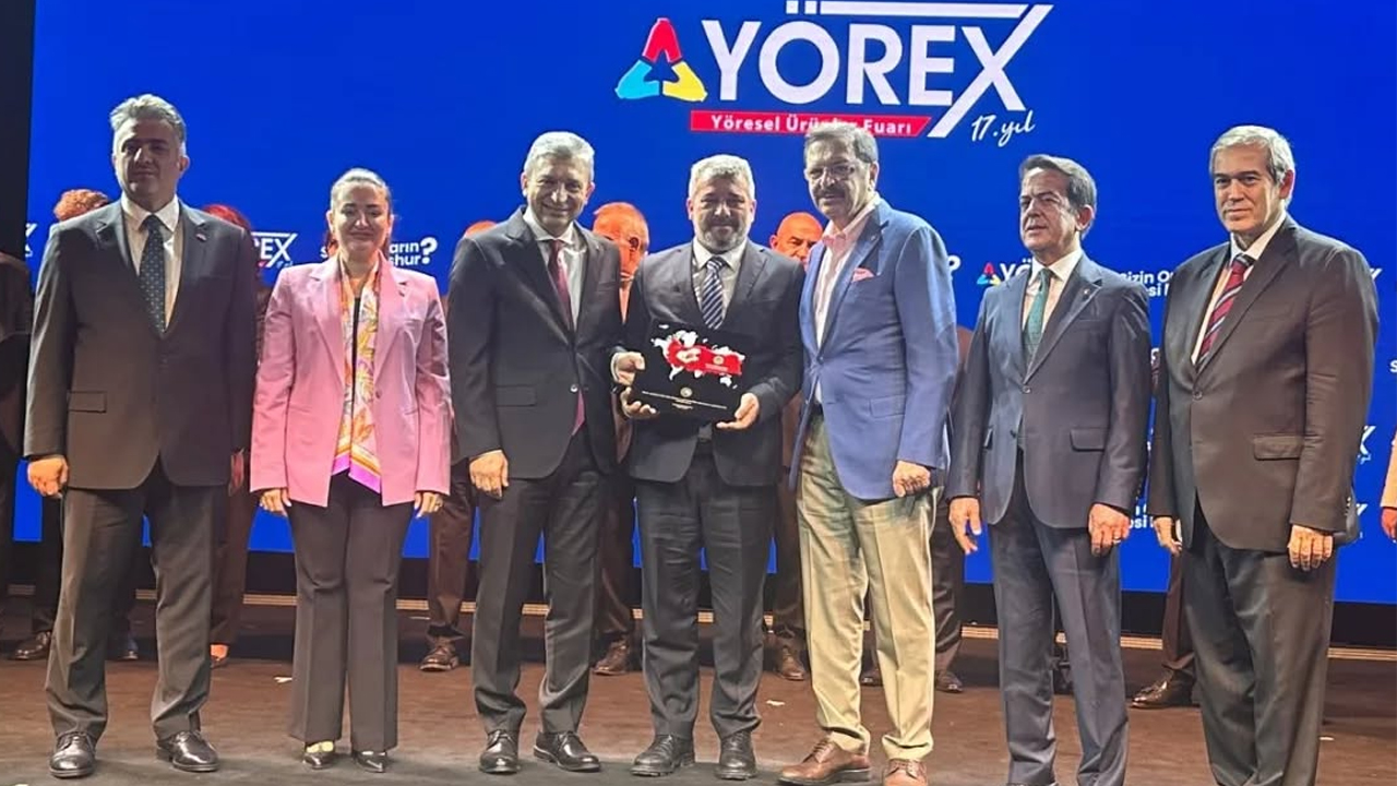 YÖRESEL ÜRÜNLER FUARI’NDA YENİCE BELEDİYESİNE PLAKET