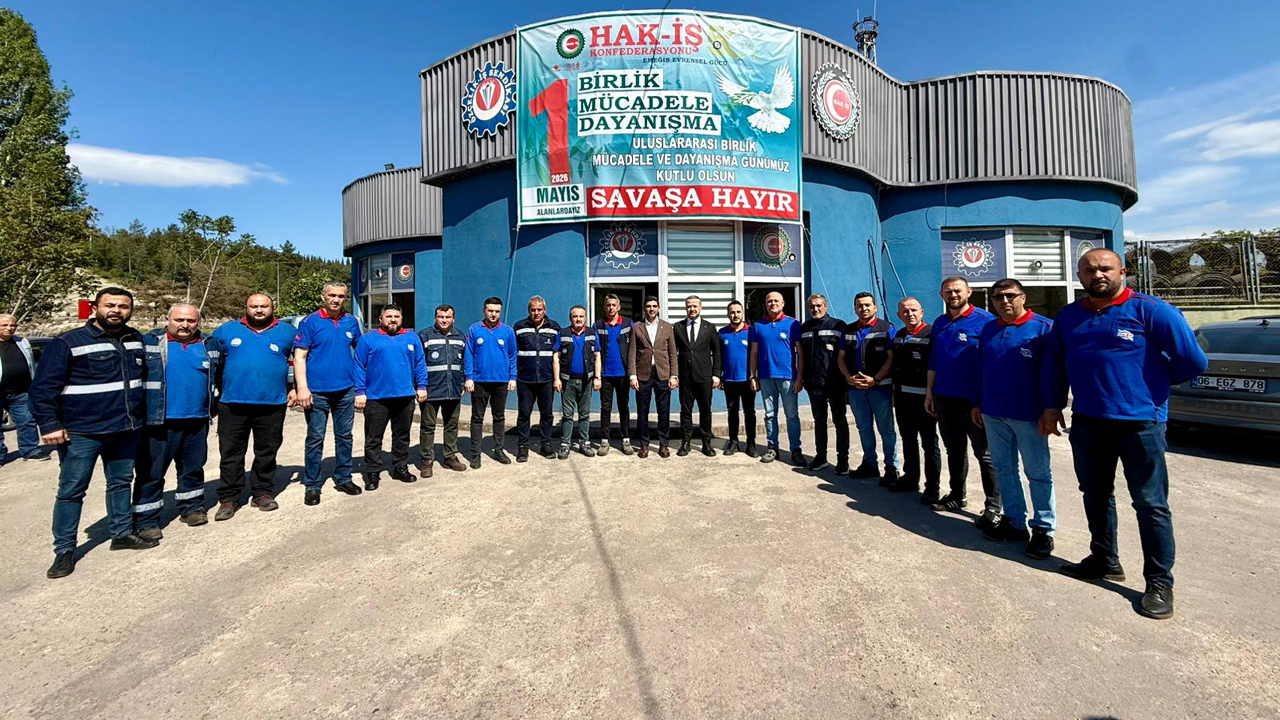 AK PARTİ TEŞKİLATINDAN 1 MAYIS SENDİKA ZİYARETİ
