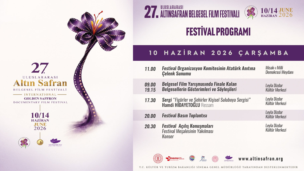 ALTIN SAFRAN BELGESEL FİLM FESTİVALİ 27. KEZ KAPILARINI AÇIYOR