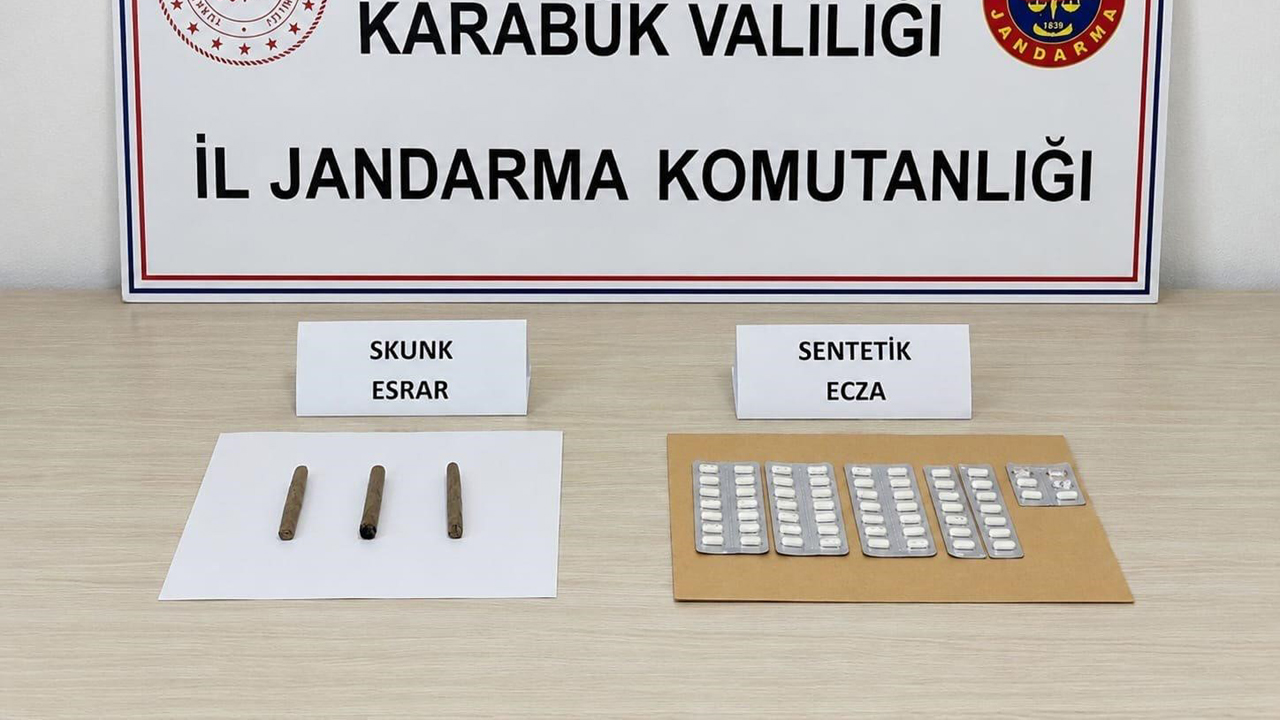 KARABÜK’TE 331 SENTETİK HAP ELE GEÇİRİLDİ