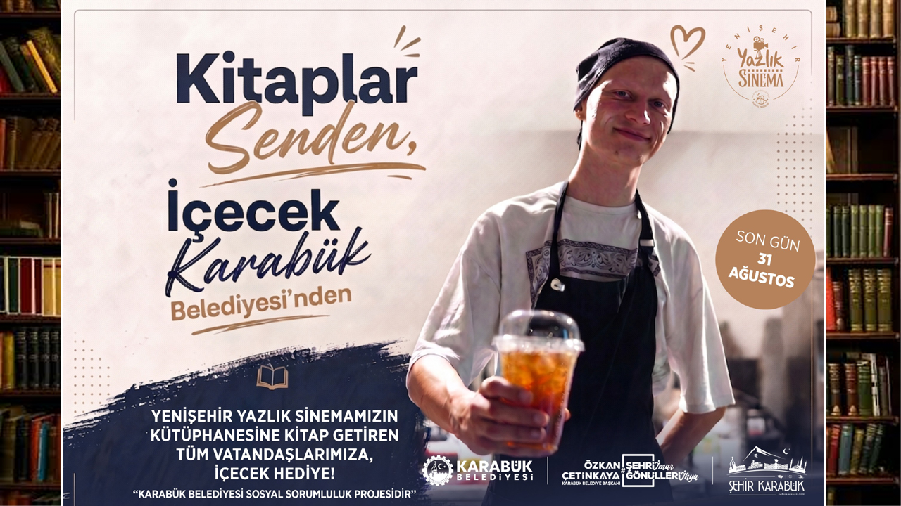 KARABÜK YAZLIK SİNEMA KÜTÜPHANESİ DAYANIŞMA İLE BÜYÜYOR