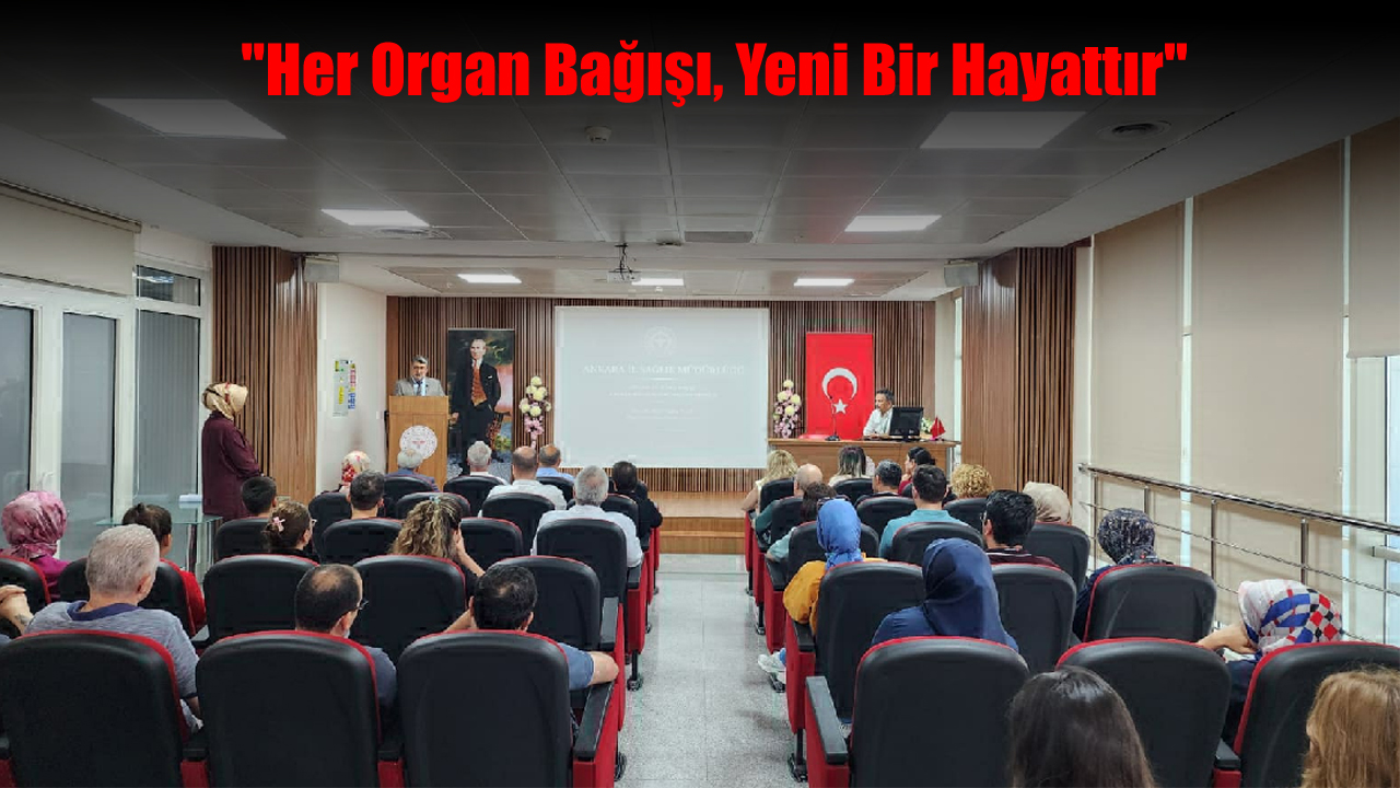 KARABÜK’TE ORGAN BAĞIŞI FARKINDALIĞI İÇİN BİLGİLENDİRME TOPLANTISI