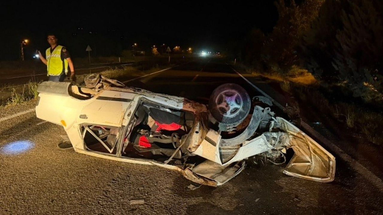 KARABÜK’TE OTOMOBİL TAKLA ATTI: 1 YARALI