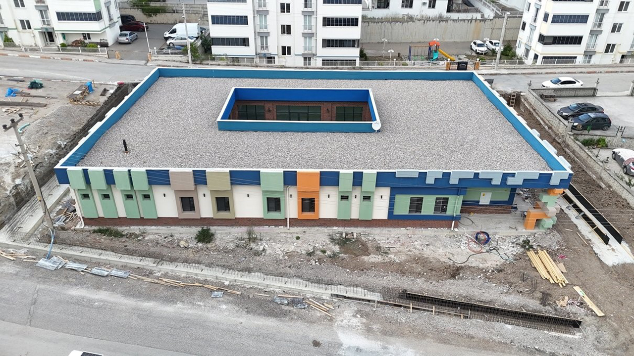 KARABÜK’TE YENİ ANAOKULU İNŞAATI SÜRÜYOR