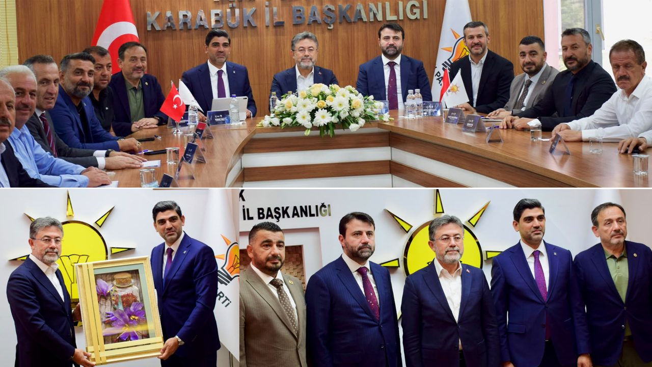 BAKAN YUMAKLI, AK PARTİ KARABÜK TEŞKİLATINI ZİYARET ETTİ