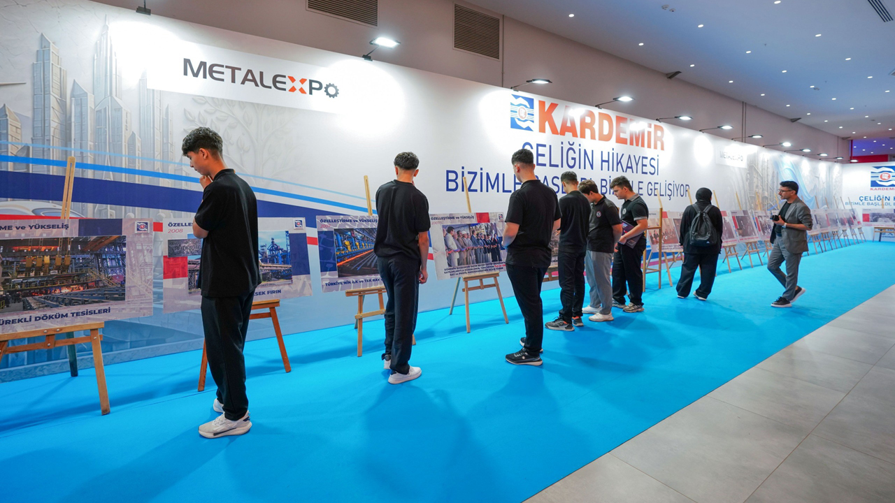 KARDEMİR, METALEXPO’DA ÜRETİM GÜCÜ VE ÇELİĞİN HİKAYESİNİ SERGİLEDİ