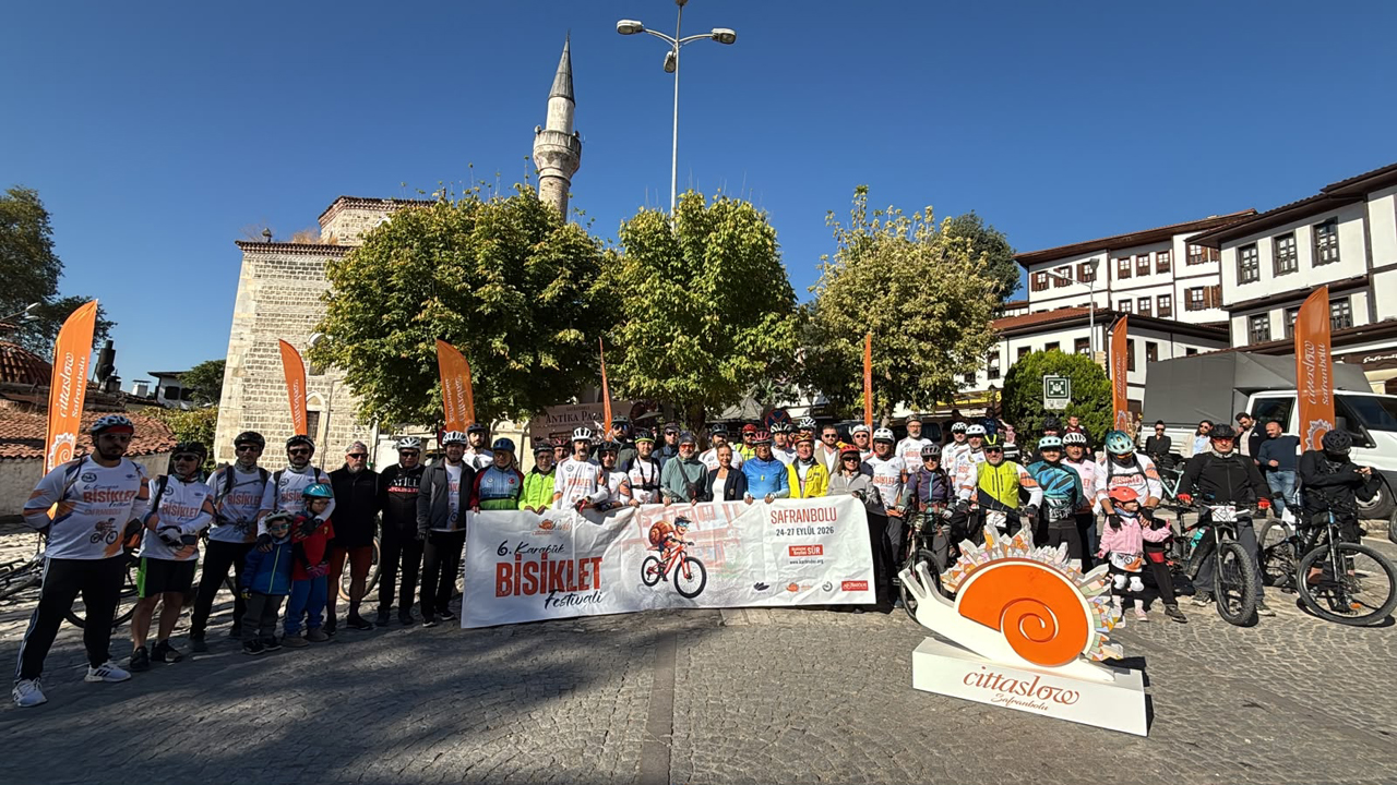 SAFRANBOLU’DA PEDALLAR TARİH VE DOĞANIN İZİNDE DÖNDÜ